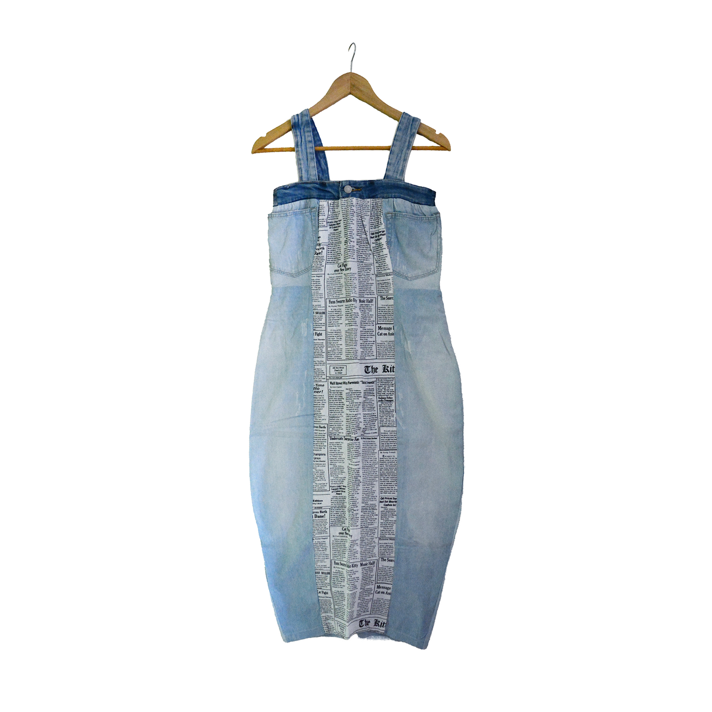 Newspaper Maxi Lichtblauw Hangend S/M